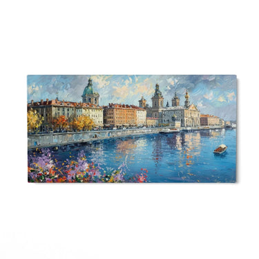 Quadro Stampa su Tela Fiume incantato - CupidoDesign