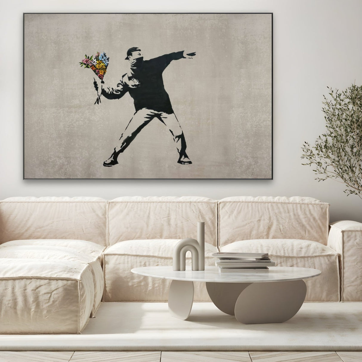 Flower Thrower Bansky - CupidoDesign