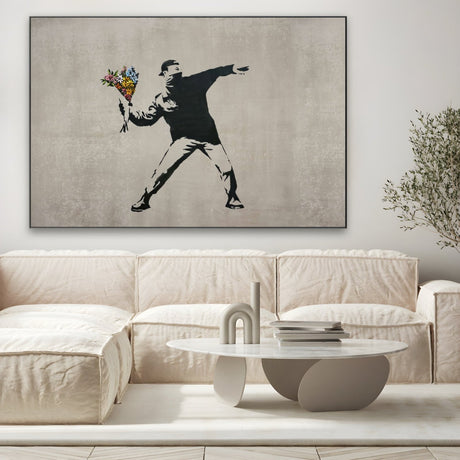 Flower Thrower Bansky - CupidoDesign