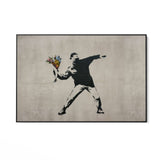 Flower Thrower Bansky - CupidoDesign