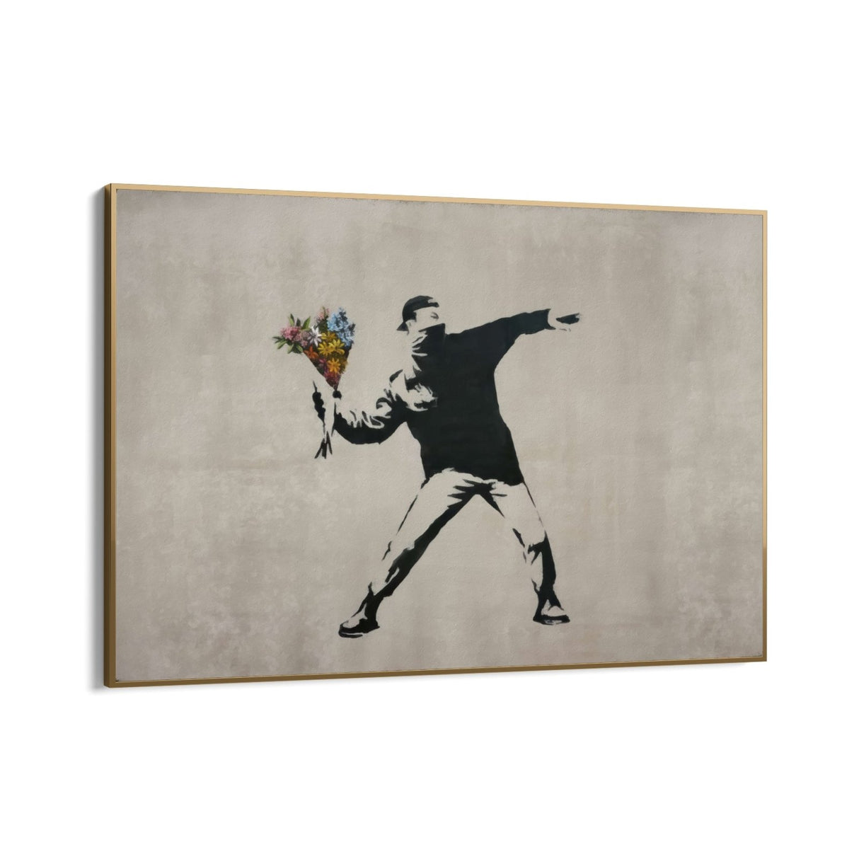 Flower Thrower Bansky - CupidoDesign