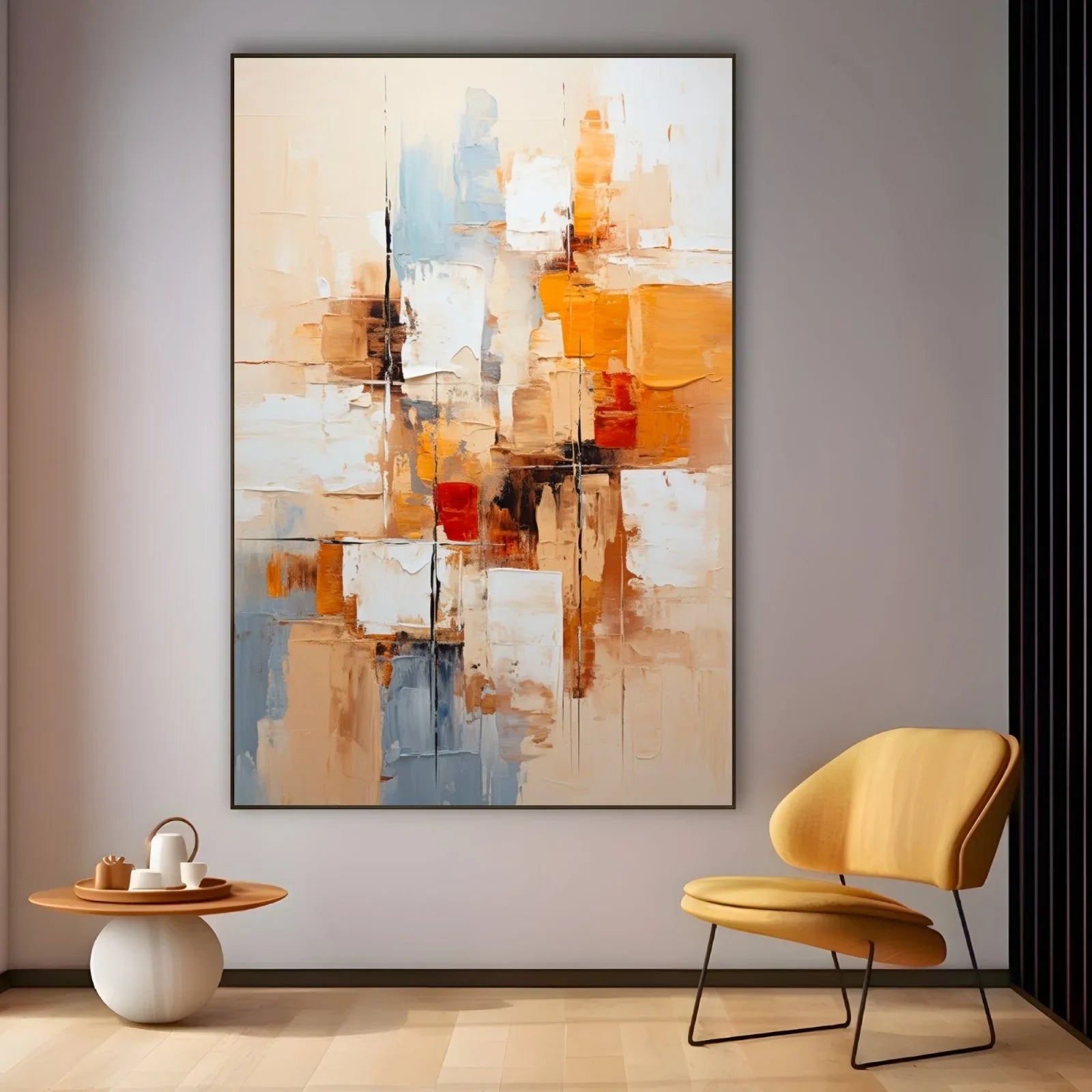 Quadro Stampa su Tela Fluidità lussuosa - CupidoDesign