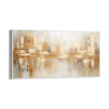 Quadro Stampa su Tela Flussi di Emozioni 75x150cm Con Cornice Nera - CupidoDesign