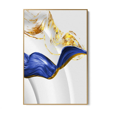 Quadro Stampa su Tela Flusso di blu - CupidoDesign