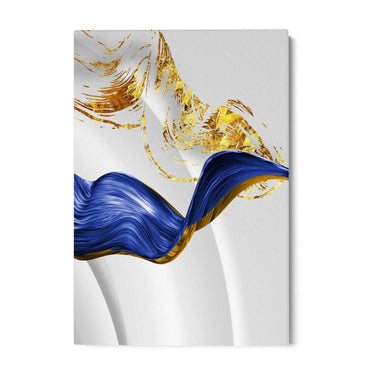 Quadro Stampa su Tela Flusso di blu - CupidoDesign