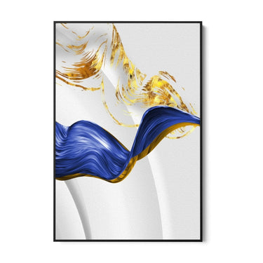 Quadro Stampa su Tela Flusso di blu - CupidoDesign
