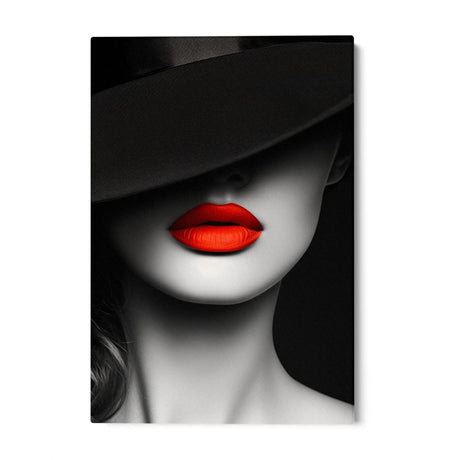Quadro Stampa su Tela Flusso di rosso - CupidoDesign