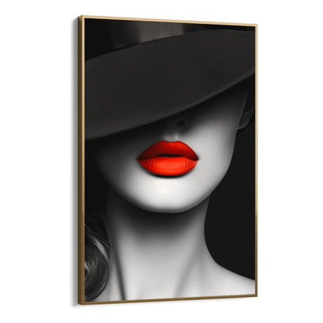 Quadro Stampa su Tela Flusso di rosso - CupidoDesign