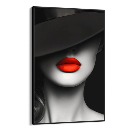 Quadro Stampa su Tela Flusso di rosso - CupidoDesign