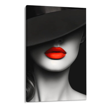 Quadro Stampa su Tela Flusso di rosso - CupidoDesign