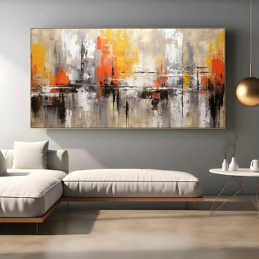 Quadro Stampa su Tela Flusso Moderno - CupidoDesign