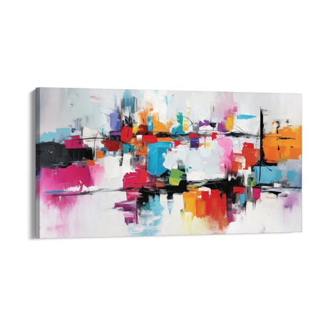 Quadro Stampa su Tela Flusso vivace - CupidoDesign