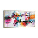 Quadro Stampa su Tela Flusso vivace - CupidoDesign