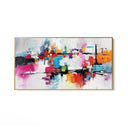 Quadro Stampa su Tela Flusso vivace - CupidoDesign