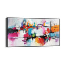 Quadro Stampa su Tela Flusso vivace - CupidoDesign