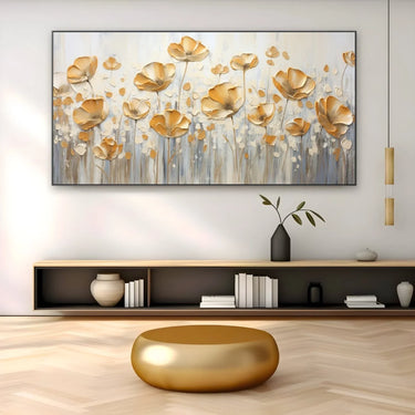 Quadro Stampa su Tela Fluttuazioni Floreali - CupidoDesign