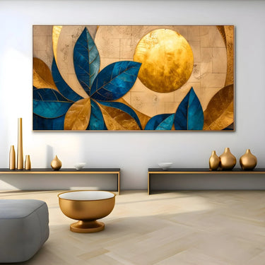 Quadro Stampa su Tela Foglie di Luna - CupidoDesign