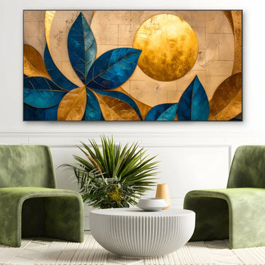 Quadro Stampa su Tela Foglie di Luna - CupidoDesign