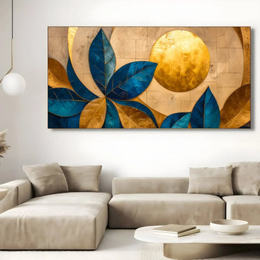 Quadro Stampa su Tela Foglie di Luna - CupidoDesign