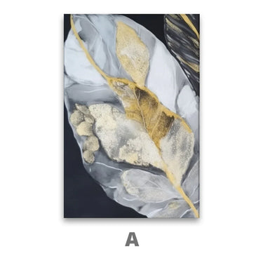 Quadro Stampa su Tela Foglie Luminose - CupidoDesign