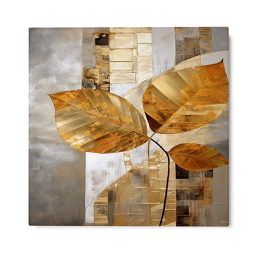 Quadro Stampa su Tela Foglie Lussuose - CupidoDesign