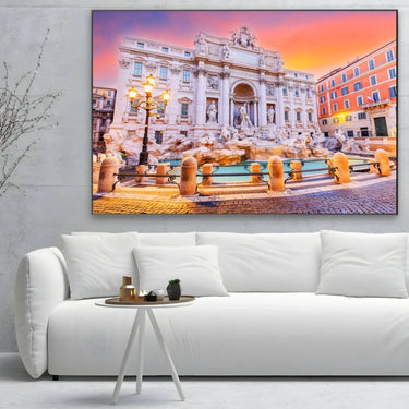 Quadro Stampa su Tela Fontana di Trevi, Roma - CupidoDesign