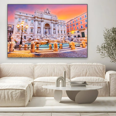 Quadro Stampa su Tela Fontana di Trevi, Roma - CupidoDesign