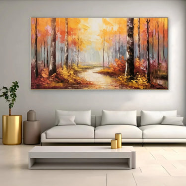 Quadro Stampa su Tela Foresta Autunnale - CupidoDesign