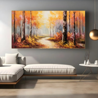 Quadro Stampa su Tela Foresta Autunnale - CupidoDesign