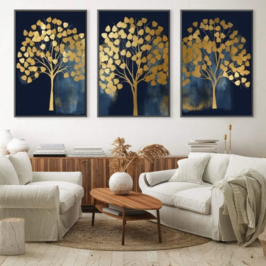 Quadro Stampa su Tela Foresta d'Oro - CupidoDesign