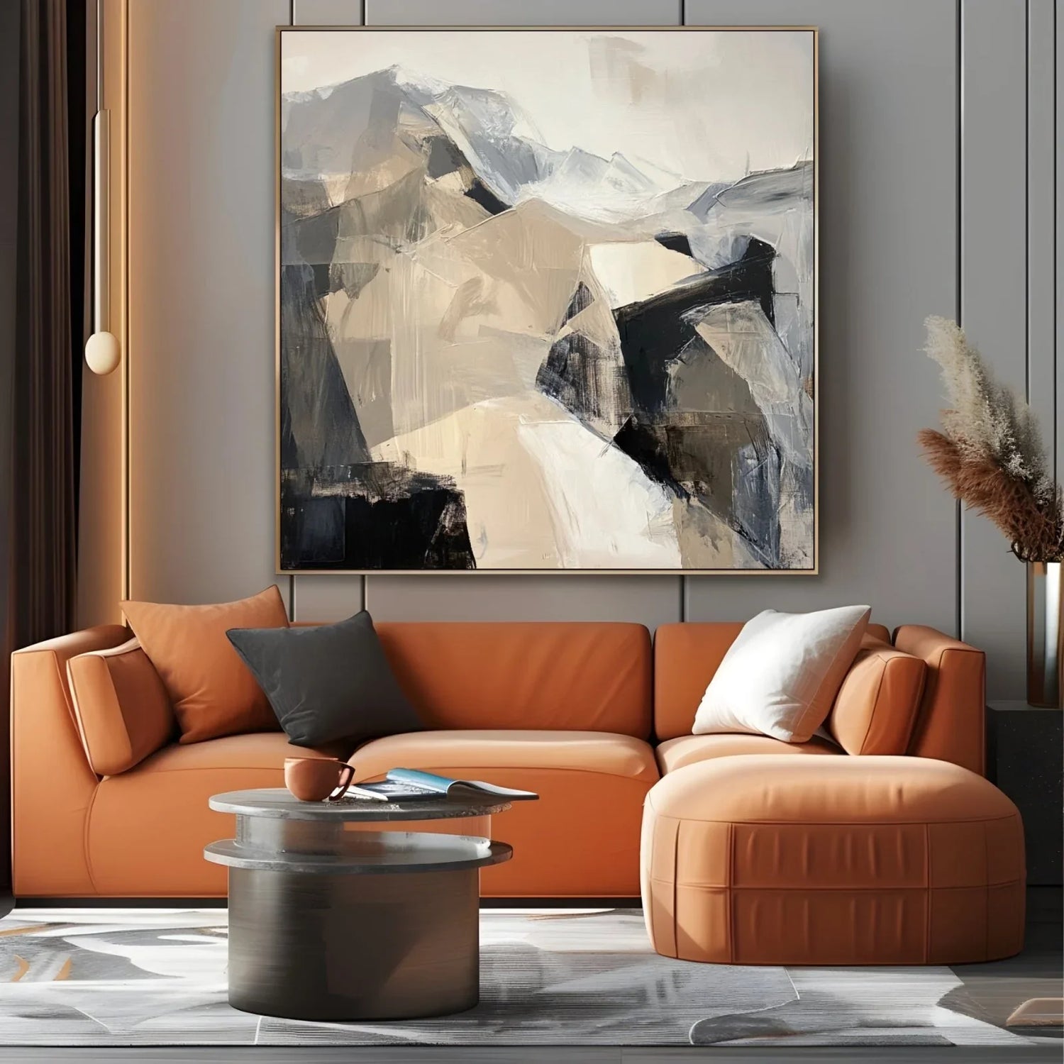 Quadro Stampa su Tela Forme di Montagna - CupidoDesign