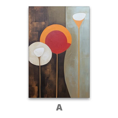 Quadro Stampa su Tela Forme floreali - CupidoDesign