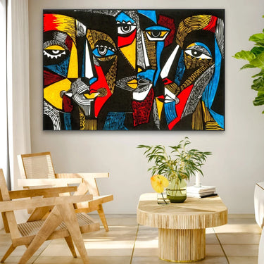 Quadro Stampa su Tela Frammenti di identità - CupidoDesign