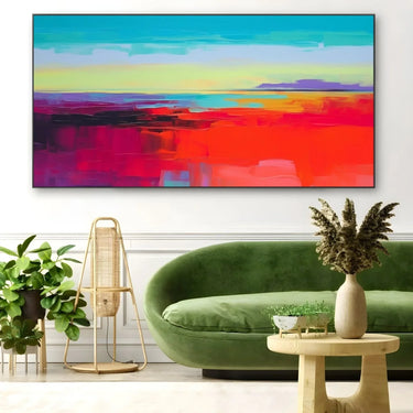 Quadro Stampa su Tela Frenesia Colorata - CupidoDesign