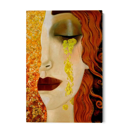 Quadro Stampa su Tela Freyas tears, Gustav Klimt / Marie Zilberman - CupidoDesign