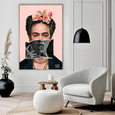 Quadro Stampa su Tela Frida Wall Art - CupidoDesign