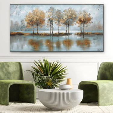 Quadro Stampa su Tela Fronde solitarie - CupidoDesign
