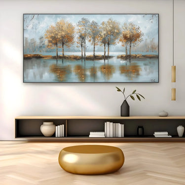 Quadro Stampa su Tela Fronde solitarie - CupidoDesign