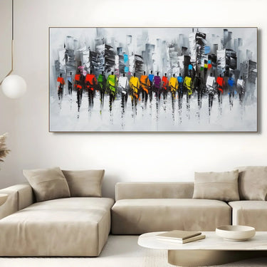 Quadro Stampa su Tela Fronte di pensiero - CupidoDesign