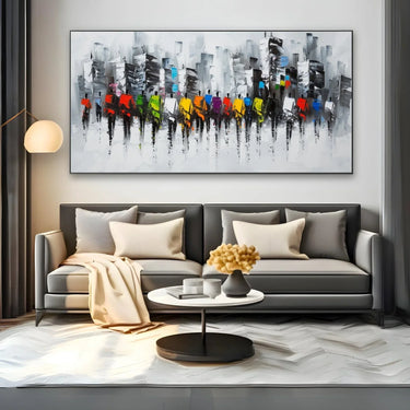 Quadro Stampa su Tela Fronte di pensiero - CupidoDesign