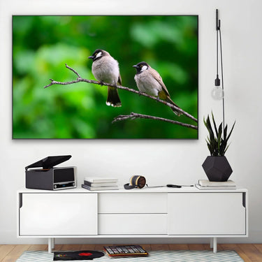 Quadro Stampa su Tela Fuga di Piume - CupidoDesign