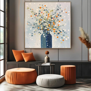 Quadro Stampa su Tela Gardenia Incantata - CupidoDesign