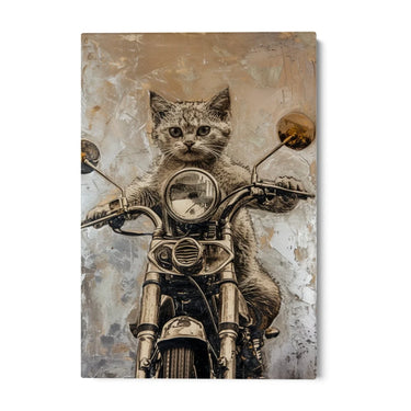Quadro Stampa su Tela Gatto selvaggio - CupidoDesign