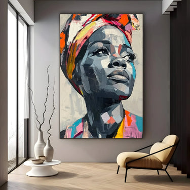 Quadro Stampa su Tela Geometria dello sguardo - CupidoDesign