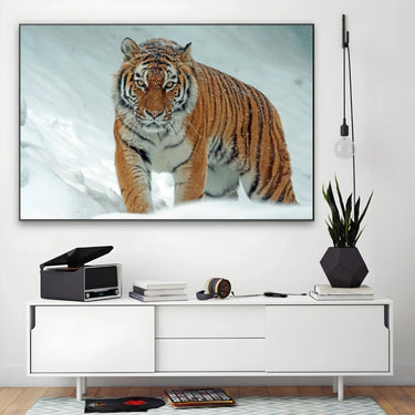 Quadro Stampa su Tela Ghiaccio Selvaggio - CupidoDesign