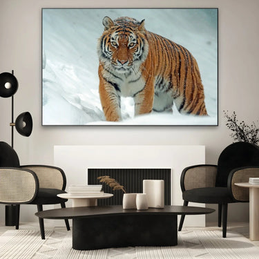 Quadro Stampa su Tela Ghiaccio Selvaggio - CupidoDesign