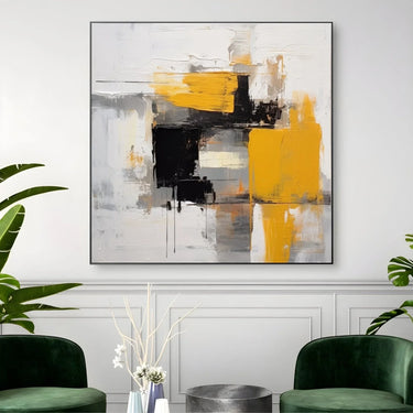 Quadro Stampa su Tela Giallo in Esplosione - CupidoDesign