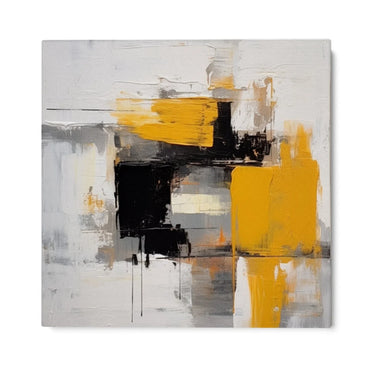 Quadro Stampa su Tela Giallo in Esplosione - CupidoDesign