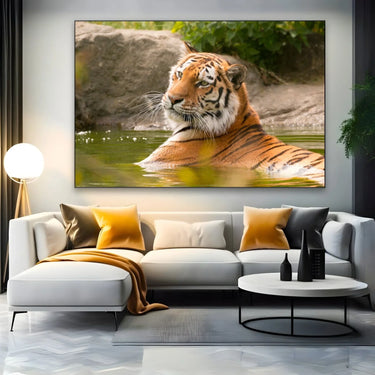 Quadro Stampa su Tela Giardini della Tigre - CupidoDesign