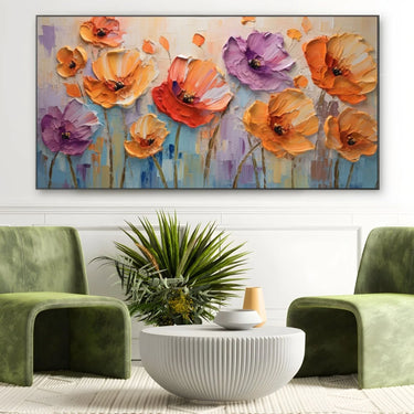 Quadro Stampa su Tela Giardino d'Estate - CupidoDesign